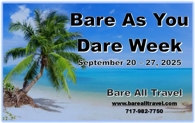 Group Event - 11th Annual Bare as you Dare Week - September 20 - 27, 2025 - Hedonism II Resort, Negril Jamaica