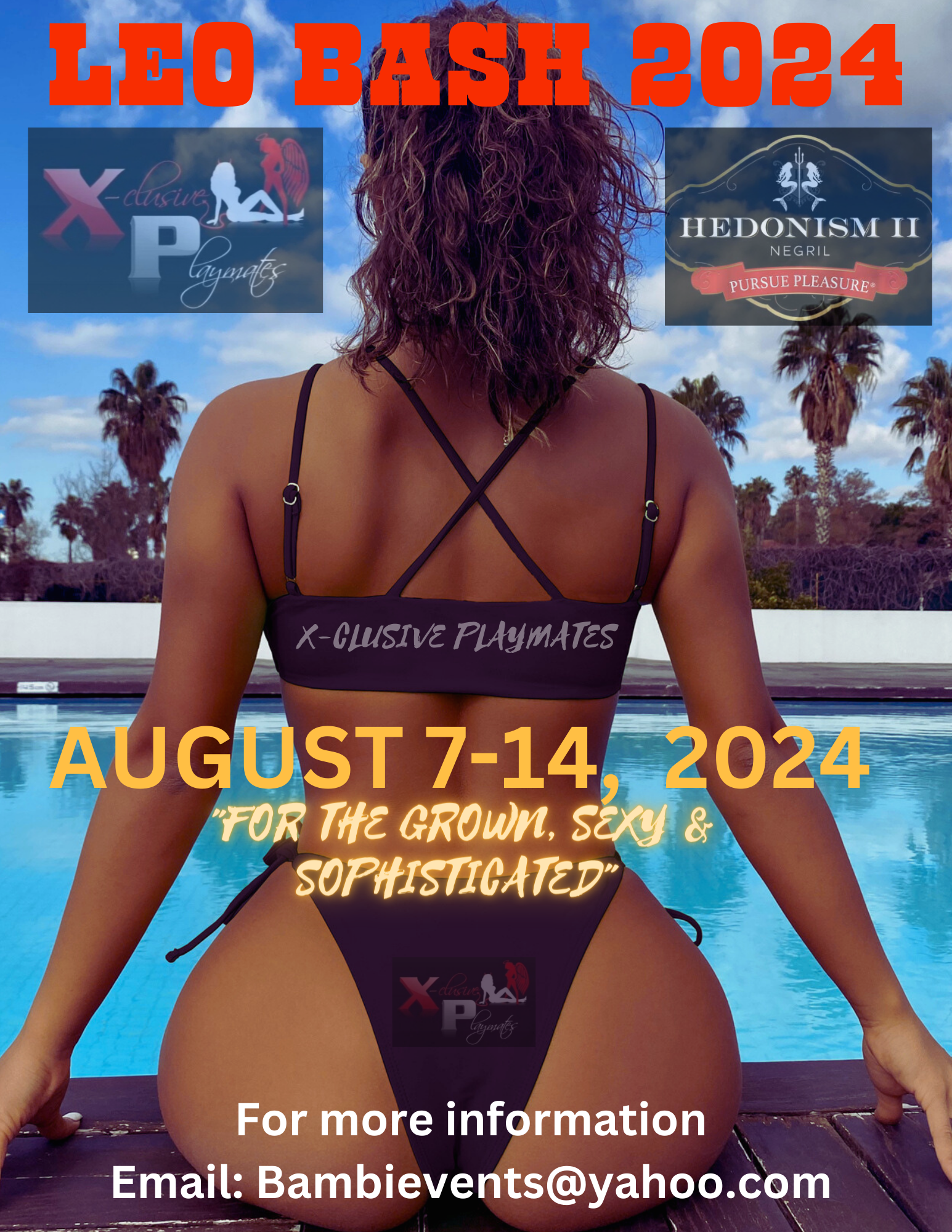 Group Event - Leo Bash 2024 - August 7 - 14, 2024 - Hedonism II Resort, Negril Jamaica