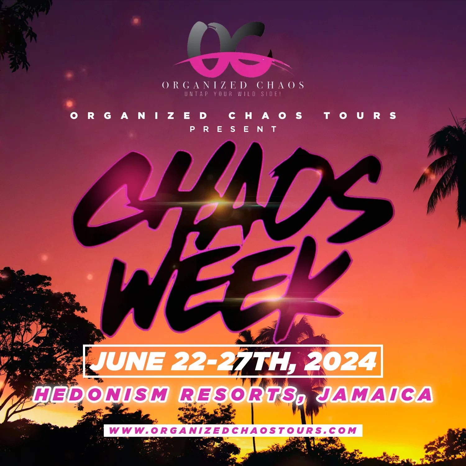 Group Event - Chaos Week - June 22 - 27, 2024 - Hedonism II Resort, Negril Jamaica