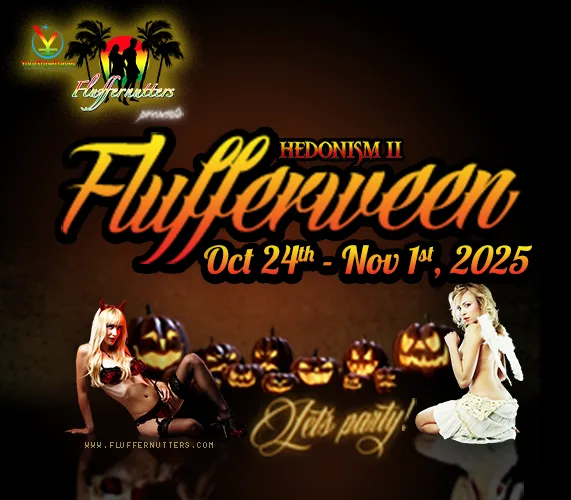 Group Event - Fluffernutters’ “Flufferween” - October 25 - November 1, 2025 - Hedonism II Resort, Negril Jamaica