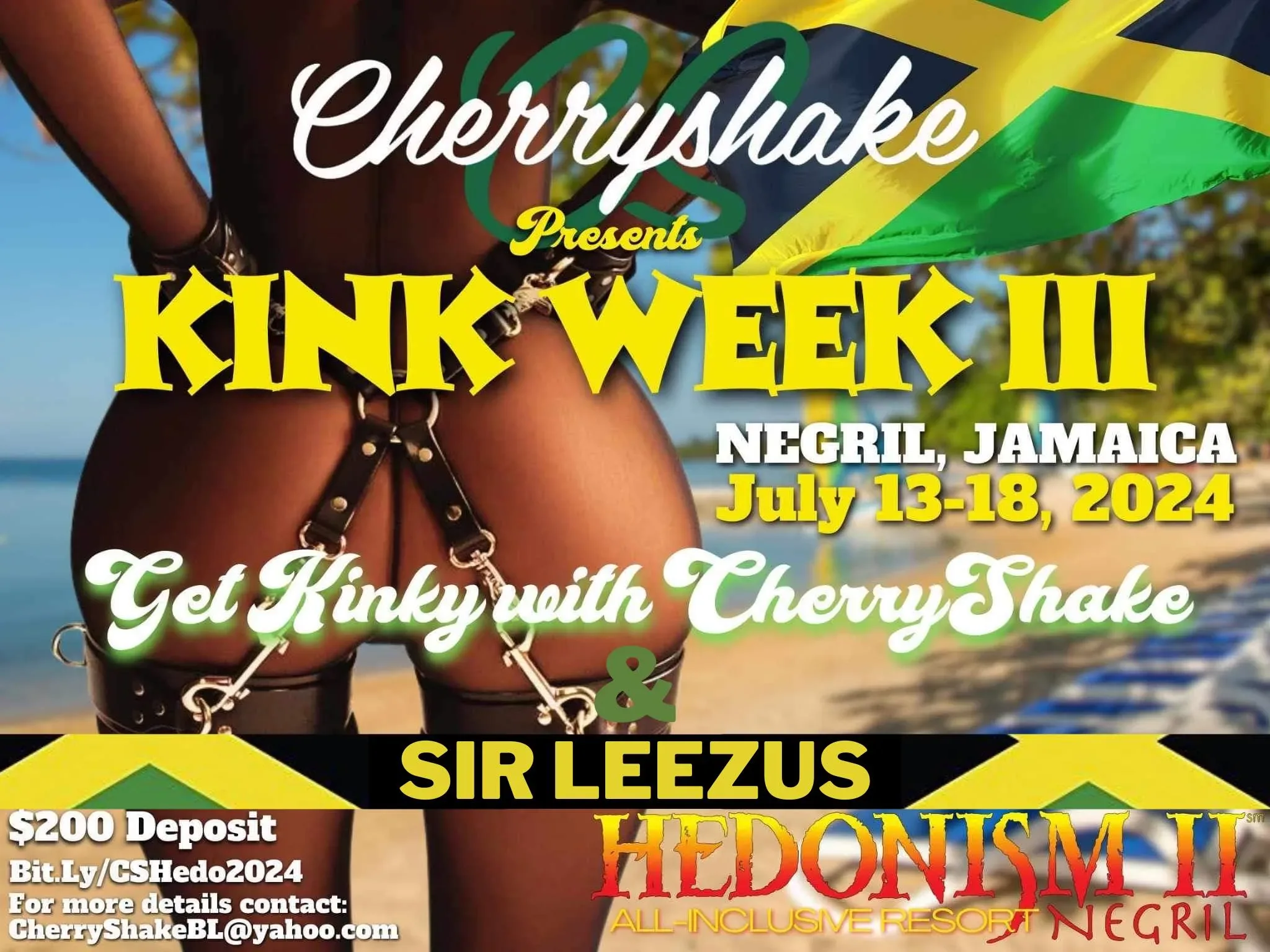 Group Event - Kink Week III - July 13 - 18, 2024 - Hedonism II Resort, Negril Jamaica