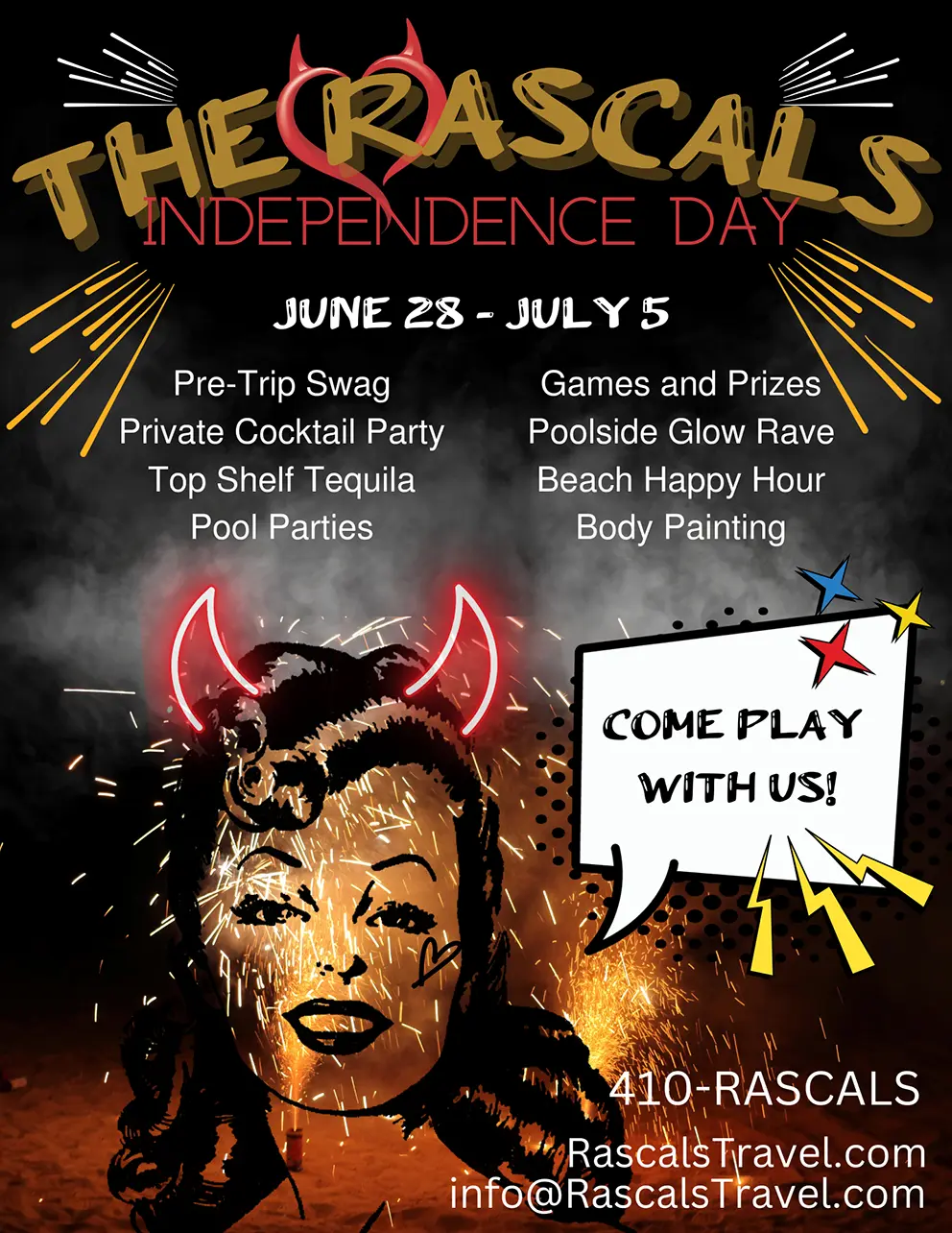 Hedonism II Group Event - Rascals Travel Rascals Independence day, June 28 - July 5, 2025