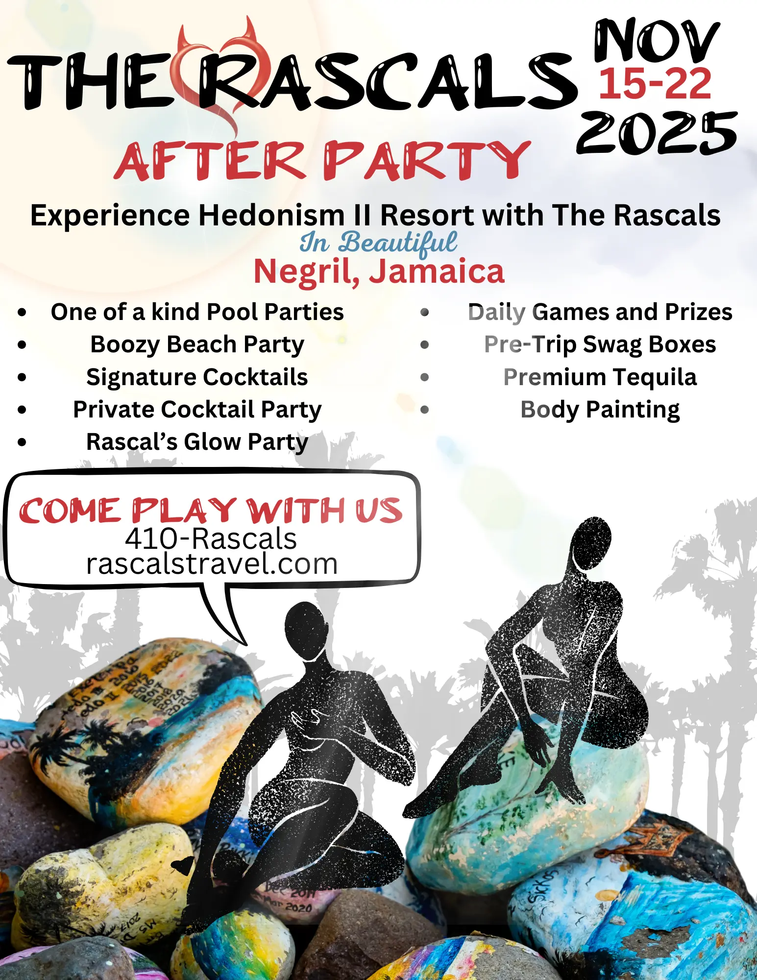 Group Event - The Rascals November After-Party - November 15 - 22, 2025 - Hedonism II Resort, Negril Jamaica