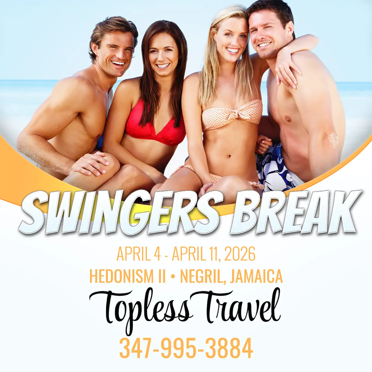 Group Event - Swingers Break - April 4 - 11, 2026 - Hedonism II Resort, Negril Jamaica