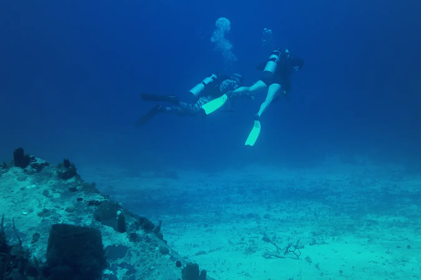 SCUBA diving at Hedonism II