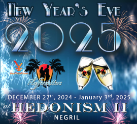 Group Event - Fluffernutters’ New Year’s Eve Party - December 27, 2024 - January 3, 2025 - Hedonism II Resort, Negril Jamaica