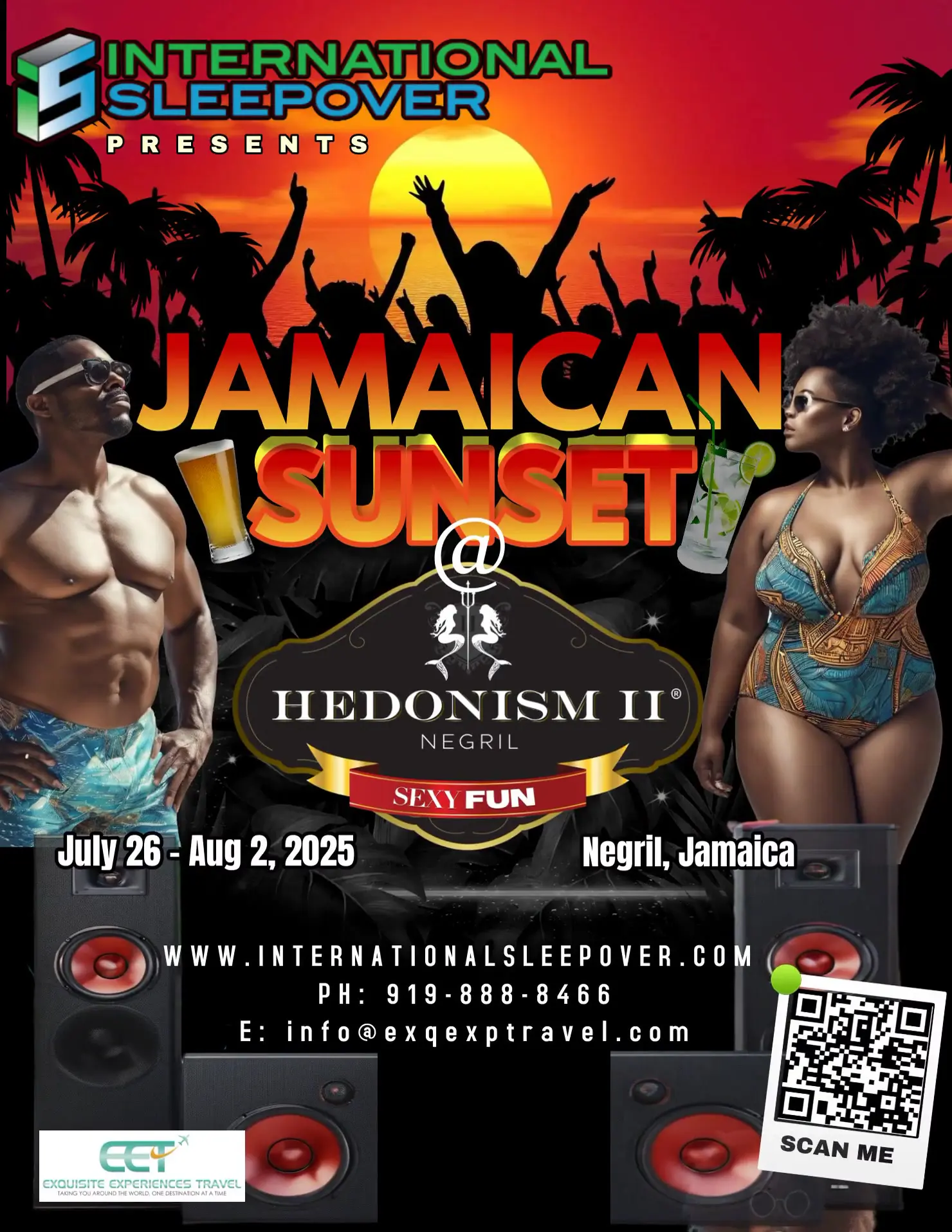Group Event - Jamaican Sunset - July 26 - August 2, 2025 - Hedonism II Resort, Negril Jamaica