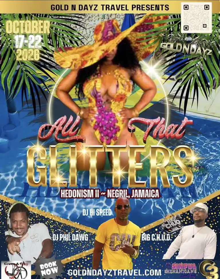 Group Event - All That Glitters - October 17 - 22, 2026 - Hedonism II Resort, Negril Jamaica